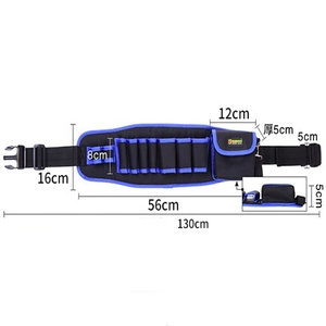Oxford Tissu Matériel Ferronnerie Pochette Ceinture Taille Sac À Outils pour Électricien <span class=keywords><strong>Charpentier</strong></span> Plombier - Product Image 6