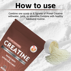 Créatine en poudre avec étiquette personnalisée : Améliore les performances, développe la masse musculaire maigre et favorise la récupération grâce à la créatine monohydrate. - Product Image 4