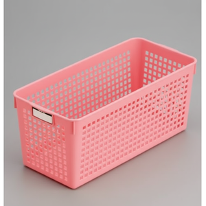Cesto di stoccaggio nome sottile Inomata in colore rosa - Product Image 1