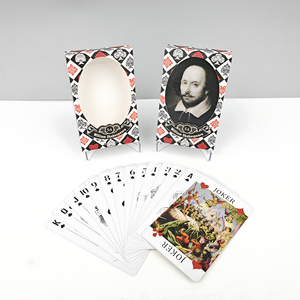 Cartas de Juego <span class=keywords><strong>Shakespeare</strong></span> con Logotipo Personalizado Thriwa, Esquinas Redondeadas, Acabado Barnizado y Laminado - Uso Promocional al por Mayor - Product Image 3