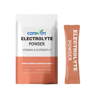 Poudre d'électrolytes végétalienne en sachets, marque privée OEM/ODM, boisson en poudre d'électrolytes, boissons vitaminées, nutrition sportive énergétique
