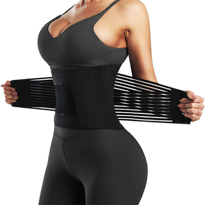 Ceinture de maintien lombaire ajustable en polyester respirant avec fermeture auto-agrippante pour la course, la gym et la récupération post-partum - Product Image 2
