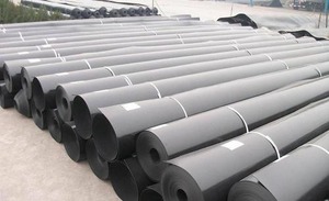 Đen PVC <span class=keywords><strong>geomembrane</strong></span> tấm màng chống thấm nước cho nông nghiệp Ao - Product Image 3
