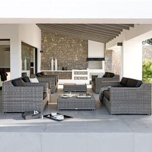 الأكثر مبيعًا أثاث أريكة حديقة حديثة من الراتان مع صوف فناء - Product Image 2