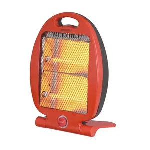 800w quartz heater red color with tip-over switch 2 heating power