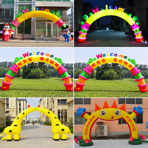 Quảng cáo ngoài trời Inflatable lối vào vòm Inflatable đua bắt đầu kết thúc dòng bóng vòm cho tổ chức sự kiện - Product Image 6