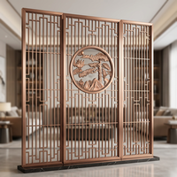 Paravent décoratif en acier inoxydable poli miroir, grande arche découpée au laser, séparateur de pièce, panneau de hall d'hôtel, style Porte de lune
