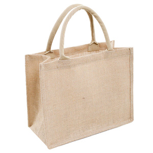 New Style Custom <strong>Printed</strong> Logo Linen Shopping <strong>Tote</strong> <strong>Bag</strong> <strong>Jute</strong> Handbag for Promotion - Product Image 5