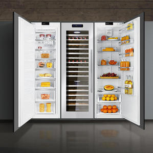 Réfrigérateur-congélateur électrique sans givre, à porte française, <span class=keywords><strong>encastrable</strong></span>, haut, 529L, usage domestique, hôtelier, commercial, économe en énergie, faible consommation - Product Image 6