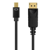 Xput 4K 60Hz Mini DP DP DP Câble Vidéo Plaqué Or Mâle Diverses Longueurs (1M 1.8M 2M 3M) pour Microphone Audio Domestique Lecteurs DVD