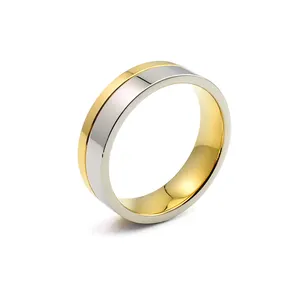 Hot Punk Sliver Kleur Grote Korting Promotie Ringen Bling Ring Mannen Gouden Cirkel Holle Mode Ring Voor Vrouwen Man Cadeau