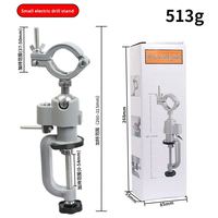 Support de perceuse multifonctionnel en aluminium pour mini-perceuse électrique et meuleuse d'angle, accessoire d'outil électrique pour réparation de bancs de travail et de cadres de perçage