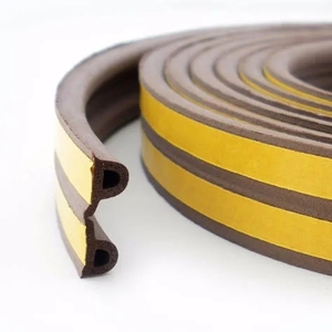 Bande d'étanchéité en caoutchouc EPDM en forme de P auto-adhésive pour usage domestique, bande d'étanchéité mousseuse pour portes et fenêtres – Offre Spéciale - Product Image 2