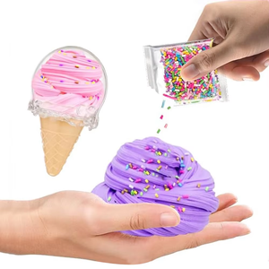 ชุดของเล่นสไลม์สำหรับเด็ก ได้รับการรับรองจาก REACH ของ Fun Arts and Crafts ของขวัญสำหรับงานปาร์ตี้ ชุดสไลม์ไอศกรีมสำหรับเด็กผู้หญิง ของขวัญวันอีสเตอร์และวันเกิด - Product Image 5