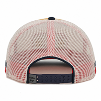 Gorra de Golf Personalizada con Logotipo, Gorra de Béisbol con Malla Bordada, Gorra de 5 Paneles con Cierre a Presión, Gorras de Sarga de Algodón para Bordar, OEM