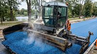 Asphalte à froid de couleurs personnalisées, pour routes urbaines, sac de 40 kg, économique