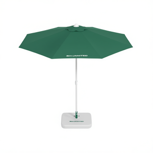 Sombrilla de Jardín JANITED de 2.5 M con Poste de Acero y Base, Parasol para Patio Exterior, Diseño Minimalista, Verde - Product Image 1