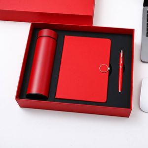 Wholesale Promotional Luxury Bottle Notebook Gift Set Business Office Black Green Leather Magnetic Diary A5 <b>Journal</b> With Box - Product Image 1