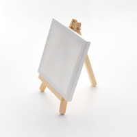 23pcs Enfants Garçons Filles DIY Mini Kit de Peinture sur Toile Art Studio Chevalet Planche de Peinture Pour Jouet Éducatif