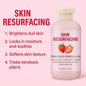 Crème Corporelle Rajeunissante à la Fraise 200ml Marque OEM Étiquette Personnalisée Beurre d'Abaca et de Mangue Hydratant Végétalien Crème Spa - Product Image 2