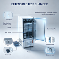 Cámara de Prueba Ambiental Programable de Temperatura y Humedad de 250L con Pantalla Táctil y Luz UV (Personalizable)
