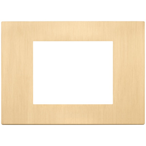 Brushed Gold Wall <b>Plate</b> 13.7x10.4 Cm For <b>Switches</b> - Product Image 1