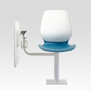 Kursi pelatihan Polipropilena ergonomis, kursi konferensi Taman kaki tetap, kursi sekolah siswa - Product Image 5