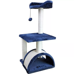Petit arbre à <span class=keywords><strong>chat</strong></span> populaire avec poteaux à gratter en Sisal, griffoir pour meubles, Design fonctionnel, les chats aiment - Product Image 1