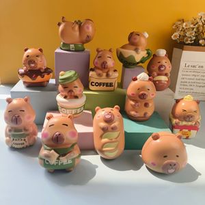 Jouets anti-stress mignons en forme de capybara, mini-capybara amusant à presser, jouet sensoriel pour fête d'anniversaire, cadeau de Noël, jouet en gros - Product Image 2