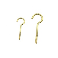 Haute qualité galvanisé vis oeil crochet clou et oeil crochet vis boulon Durable tête de reliure Raisin matériel outils 6 #