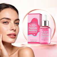 Sérum Éclaircissant OEM ODM NAD+ Peptide 30ml Marque Privée Raffermissant Anti-Âge Liquide pour le Visage Usage Domestique Acide Hyaluronique Éclat Quotidien