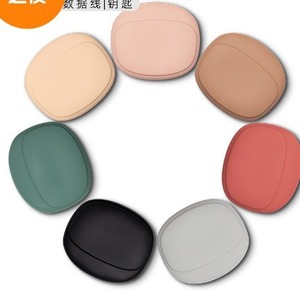 Custom <b>Mini</b> Key <b>Box</b> Portable Wired Headset Bag & Data Cable <b>Storage</b> Case Business & Promotional Silicone Headphone Organizer - Product Image 5