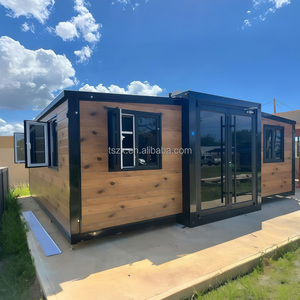 Casa Prefabricada Modular Pequeña de 2 a 3 Dormitorios, Casa Móvil Plegable de 20 pies a 40 pies, Casa Contenedor Expandible Prefabricada de Lujo, Precio - Product Image 1