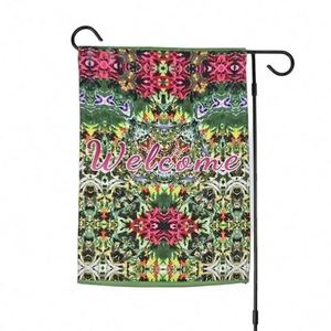 Bandera de Bienvenida Decorativa de Doble Cara con Impresión de Logotipo Personalizado, Material de Poliéster, Impresión Tipográfica, Forma Personalizada, Venta al Por Mayor - Product Image 2