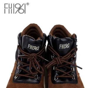 FH1961Hot Sale Rubber Outsole Safety Shoes Anti-slip Work High Cut Winter Safety Boot With Steel Toe Anti-slip