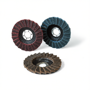 Disques à lamelles Fervi pour le conditionnement des surfaces, meules abrasives de 100 mm pour le polissage des métaux - Product Image 2