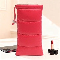 Bolsa de Regalo Acolchada con Cordón, Estuche para Gafas de Sol, Bolsa para Teléfono, Bolsa de Maquillaje con Logotipo Personalizado, OEM, Impermeable, Venta al Por Mayor de Fábrica