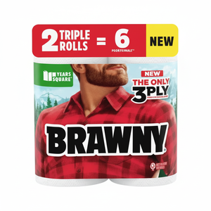 Toallas de Papel Resistentes Brawny, 2 Rollos - Product Image 1