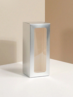 Customized 8*8*8'' 18*18*20''8x8x20cm Paper Boxes With Viewing Window, Candle Packaging Boxes Suitable for Wine Glass Gift Boxes