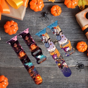 Bracelet en silicone imprimé Halloween pour Iwatch Bracelet en silicone imprimé Halloween <span class=keywords><strong>Castlevania</strong></span> pour Iwatch Ultra Halloween Bracelet en silicone imprimé - Product Image 6