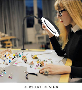 Ningbo đèn vẻ đẹp mỹ phẩm cụ <span class=keywords><strong>Salon</strong></span> đèn kính lúp Ống kính Kính mặt LED ánh sáng <span class=keywords><strong>Magnifying</strong></span> đèn LED - Product Image 3