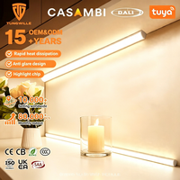 Éclairage d'angle mural pour armoire, profilé LED en aluminium, éclairage d'angle LED en forme de U