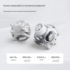 GravaStar V60 PRO Magnetic Switch <b>Keyboard</b>, Wired Gaming , 8K Polling Rate RGB Backlight, Frosted Transparent Keycaps <b>Keyboard</b> - Product Image 4