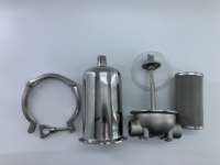 Pré-Filtro de Água de Alta Pressão em Aço Inoxidável 304 para Uso Industrial, Carcaça de 5" x 2.5", Sistema de Tratamento de Líquidos
