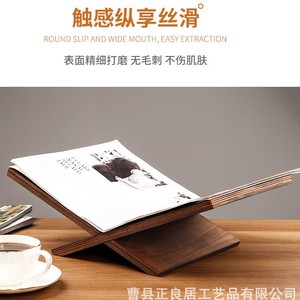 ชั้นวางหนังสือไม้ทรงสี่เหลี่ยมแบบตั้งพื้น ทนทาน ใช้จัดระเบียบสำนักงาน สำหรับบ้าน โต๊ะเรียน ชั้นวางหนังสือ - Product Image 2