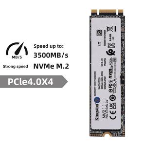 كينغستون NV2 4 تيرابايت NVMe M.2 PCIe 4.0 2280 SSD الجيل الرابع × 4 بسرعة قراءة تصل إلى 3500 ميجابايت/ثانية، صفقة رائعة لترقية أجهزة الكمبيوتر المحمولة والمكتبية - Product Image 2