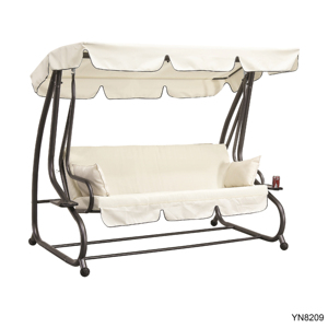 OEM — chaise balançoire de plage, 2 ou 3 ou <span class=keywords><strong>4</strong></span> <span class=keywords><strong>places</strong></span>, <span class=keywords><strong>hamac</strong></span> d'extérieur, patio en métal, en fer forgé, qualité supérieure, offre spéciale - Product Image 3