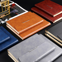 Carnet A5 en cuir imprimé personnalisé, carnet à spirales avec couverture rigide, avec boîte, stylo, agenda, planificateur