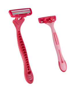 Maquinilla de Afeitar Desechable para Mujer con Triple Hoja de Acero Inoxidable y Mango de Goma, Herramienta de Afeitado de Alta Calidad y Bajo Costo - Product Image 3