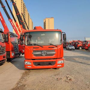 Camion grue à plateau pliable Dongfeng D9, 8 tonnes, grue à flèche hydraulique pliable, véhicule de transport multifonctionnel - Product Image 2